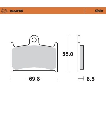 BRAKE PAD SINTER FRONT
