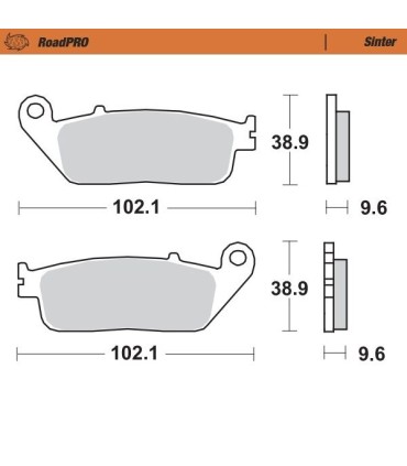 BRAKE PAD SINTER FRONT