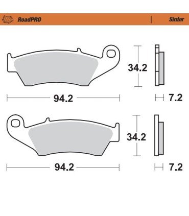 BRAKE PAD SINTER FRONT