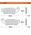 BRAKE PAD SINTER FRONT