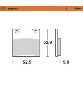 BRAKE PAD SINTER REAR