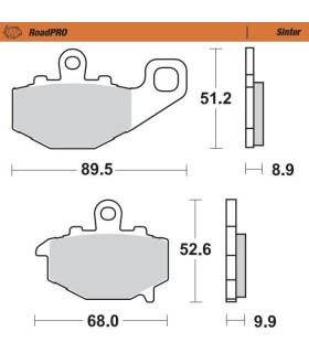BRAKE PAD SINTER REAR