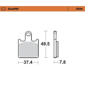 BRAKE PAD SINTER FRONT