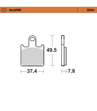 BRAKE PAD SINTER FRONT