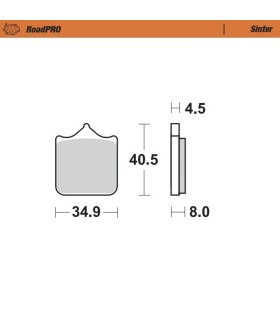 BRAKE PAD SINTER FRONT