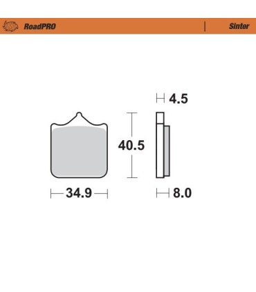 BRAKE PAD SINTER FRONT