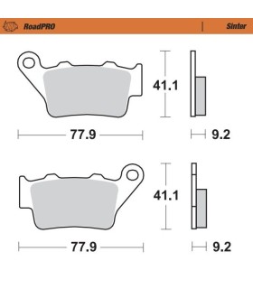 BRAKE PAD SINTER REAR