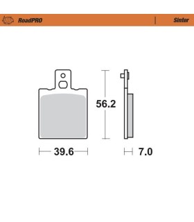 BRAKE PAD SINTER REAR