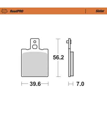 BRAKE PAD SINTER REAR