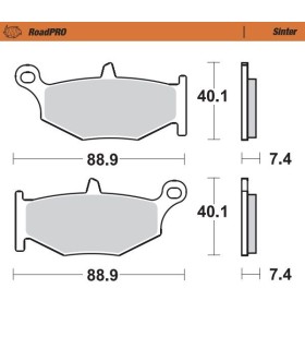 BRAKE PAD SINTER REAR