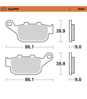 BRAKE PAD SINTER REAR
