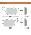 BRAKE PAD SINTER REAR