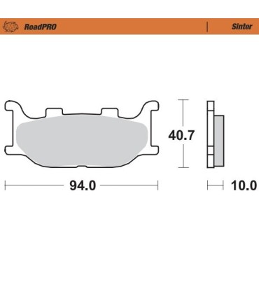 BRAKE PAD SINTER FRONT