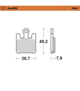 BRAKE PAD SINTER FRONT