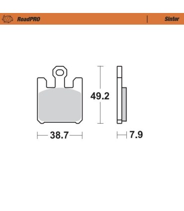 BRAKE PAD SINTER FRONT