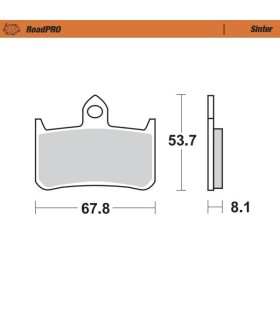 BRAKE PAD SINTER FRONT