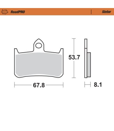 BRAKE PAD SINTER FRONT
