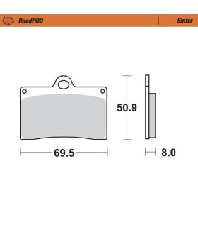BRAKE PAD SINTER FRONT