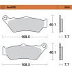 BRAKE PAD SINTER REAR