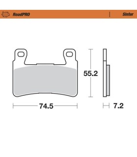 BRAKE PAD SINTER FRONT