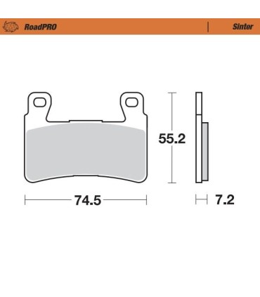 BRAKE PAD SINTER FRONT