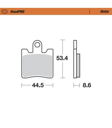 BRAKE PAD SINTER FRONT