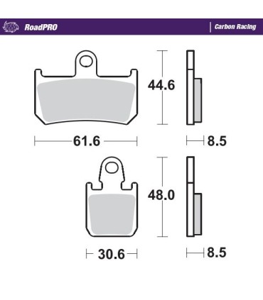 BRAKE PAD CARBON RACING