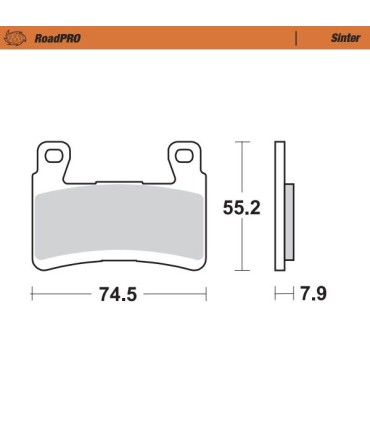 BRAKE PAD SINTER FRONT