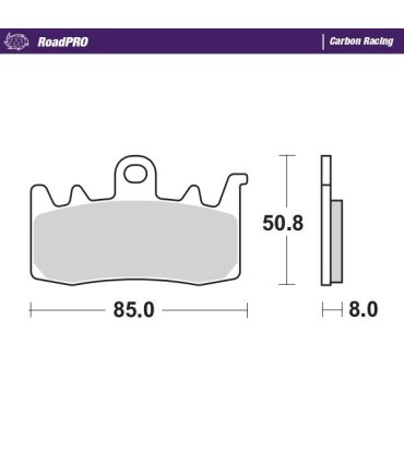 BRAKE PAD CARBON RACING