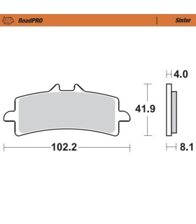 BRAKE PAD SINTER FRONT