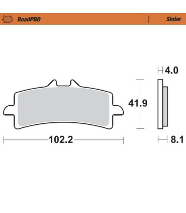 BRAKE PAD SINTER FRONT