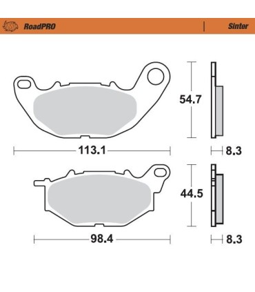 BRAKE PAD SINTER FRONT
