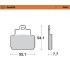 BRAKE PAD SCOOTER