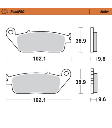 BRAKE PAD SINTER FRONT