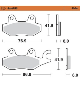 BRAKE PAD SINTER FRONT