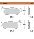 BRAKE PAD SINTER REAR