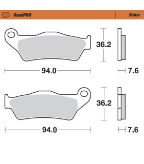 BRAKE PAD SINTER REAR
