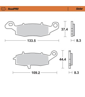 BRAKE PAD SINTER REAR