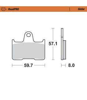 BRAKE PAD SINTER REAR