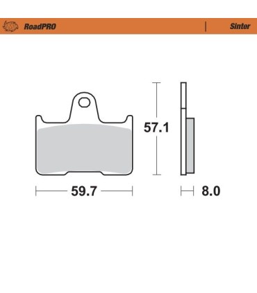 BRAKE PAD SINTER REAR