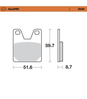 BRAKE PAD SINTER REAR