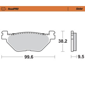 BRAKE PAD SINTER REAR