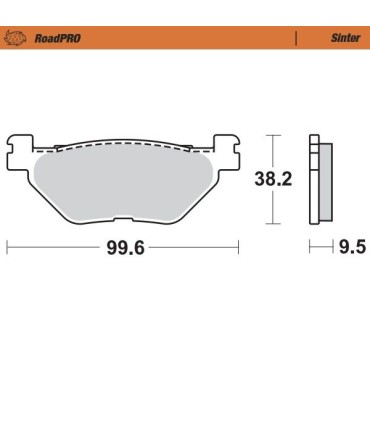 BRAKE PAD SINTER REAR
