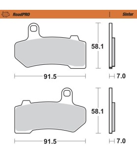 BRAKE PAD SINTER REAR