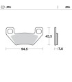 BRAKE PAD NITRO