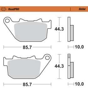 BRAKE PAD SINTER REAR