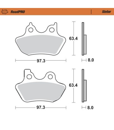 BRAKE PAD SINTER FRONT