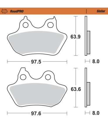 BRAKE PAD SINTER REAR