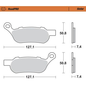 BRAKE PAD SINTER REAR