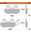 BRAKE PAD SINTER FRONT